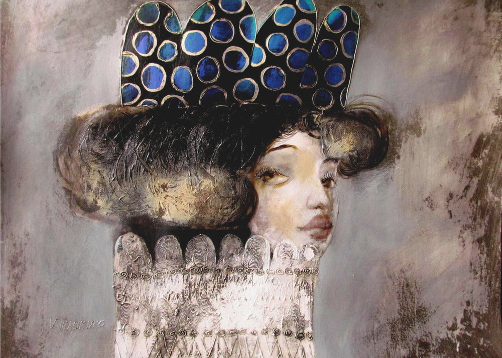 Couronne bleue | Tableaux sur Toile