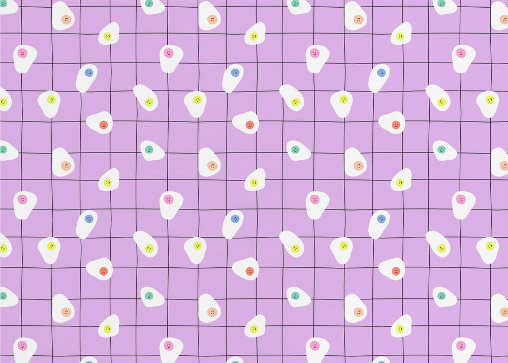 Frukostbjudning (mönsterdesign) | Fototapet