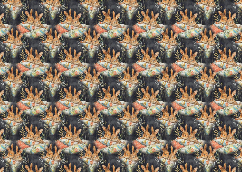 Modèle 9 lapins | Papier Peint Photo
