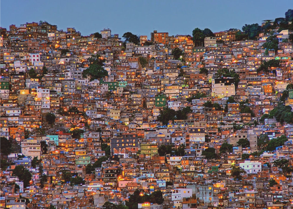 Pimeys Rocinha Favelassa | Valokuvatapetit