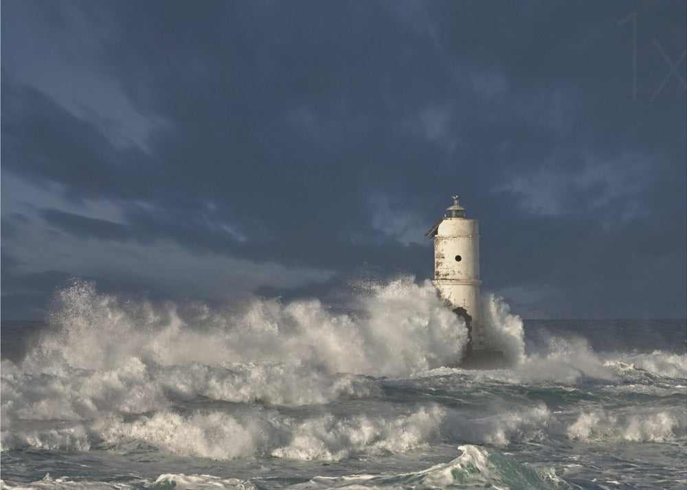 Phare de Mangiabarche (Calasetta-Sardaigne) | Papier Peint Photo