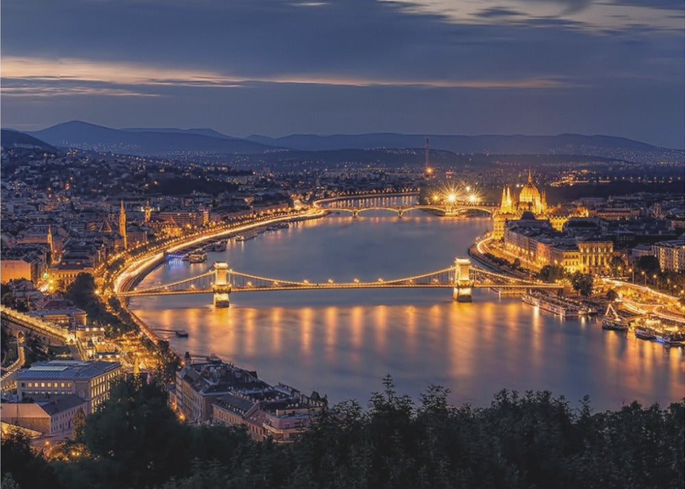 Panorama di Budapest | Carta da Parati Fotografica