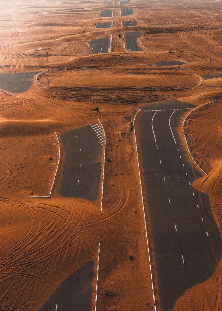 Wüste von Dubai | Leinwand-Bilder