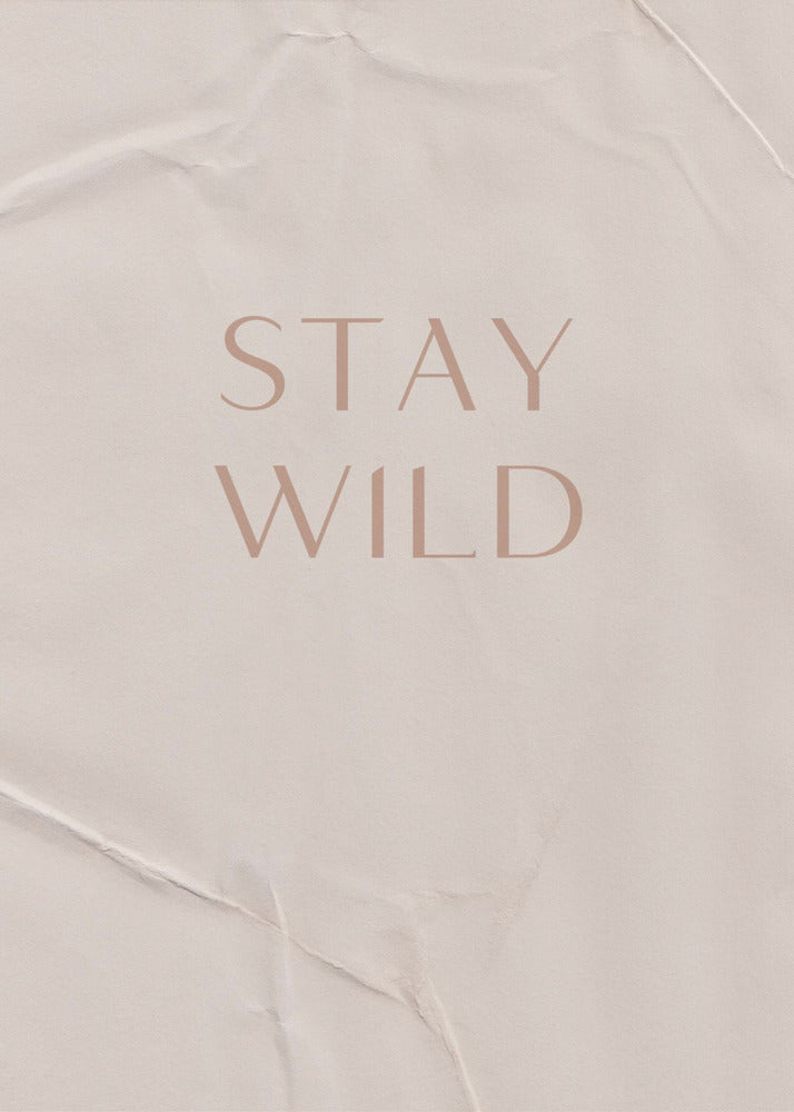 Stay Wild | Poster