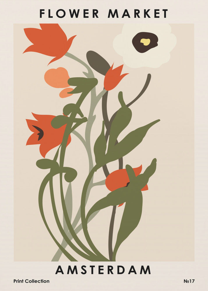 Blomstermarknaden Amsterdam | Canvas