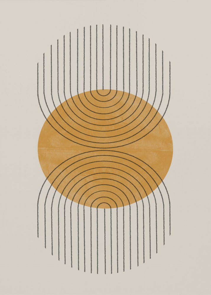 Pointe parfaite jaune | Tableaux sur Toile