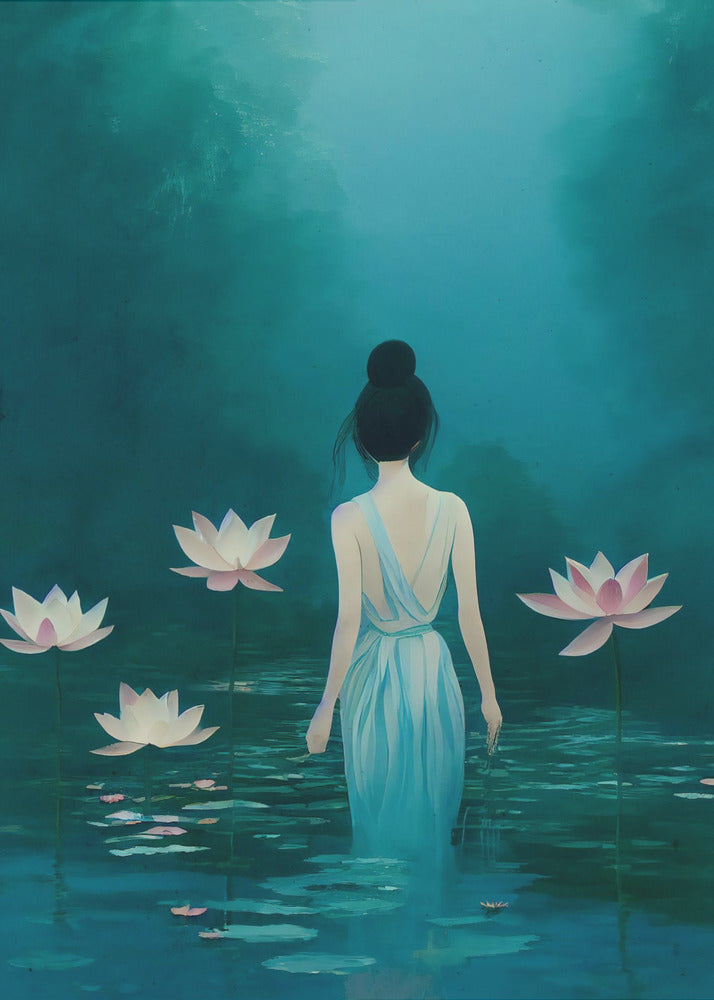Dans l'étang | Tableaux sur Toile