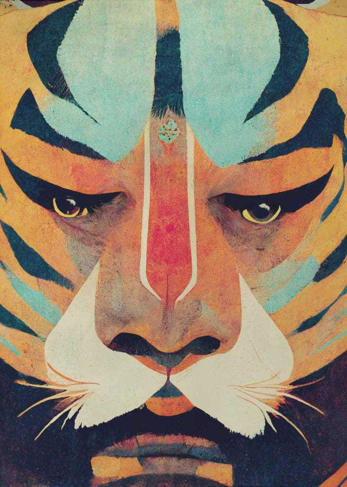 Stark tiger | Canvas