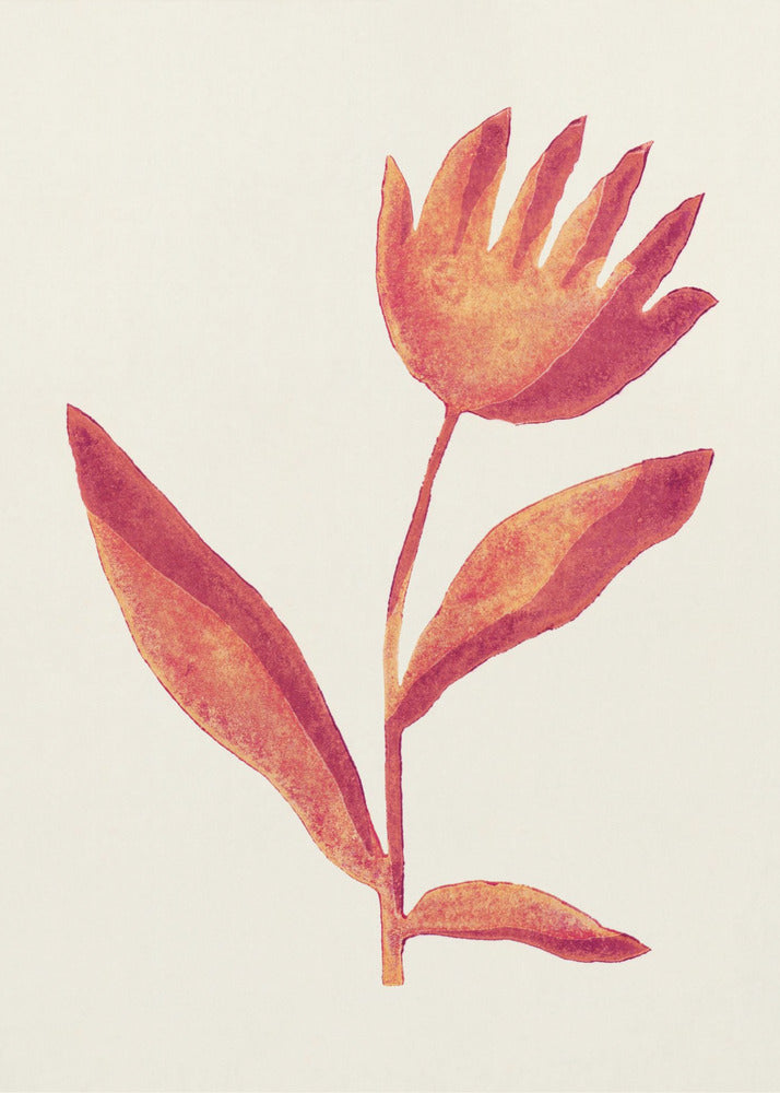 Linoleumsnitt / Viva Magenta | Poster