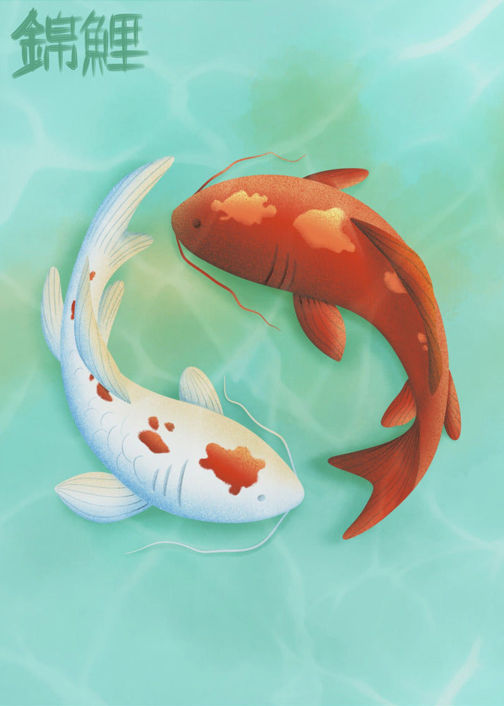 Koi-kärlek | Canvas