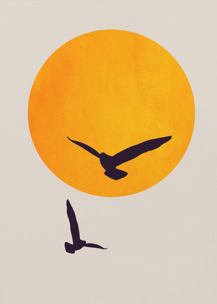 Pájaros en el cielo | Impresiones en Lienzo