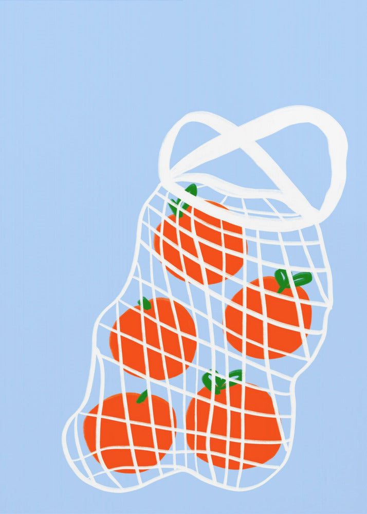 Pomodori in rete | Stampe su Tela