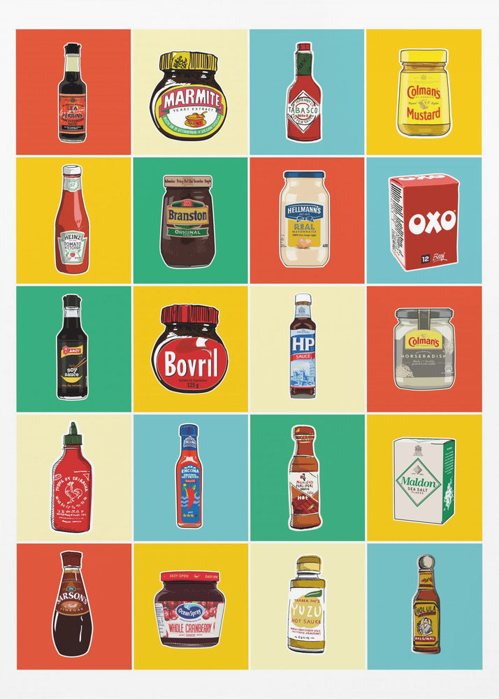 Taxonomía de los condimentos | Posters - Impresiones de Arte