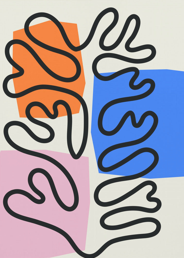 Henri Matisses fantastiska alger #3 | Canvas