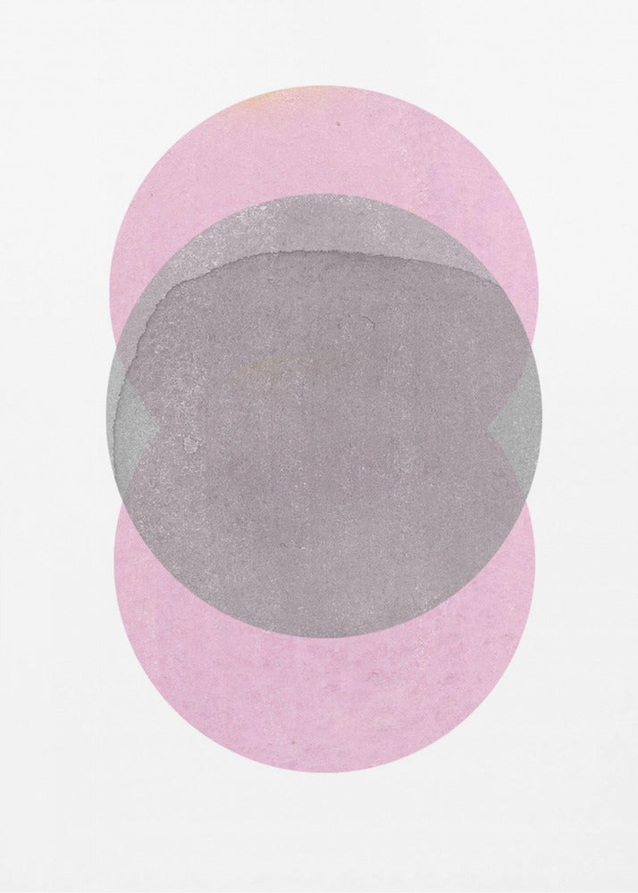 Graurosa Kreise | Leinwand