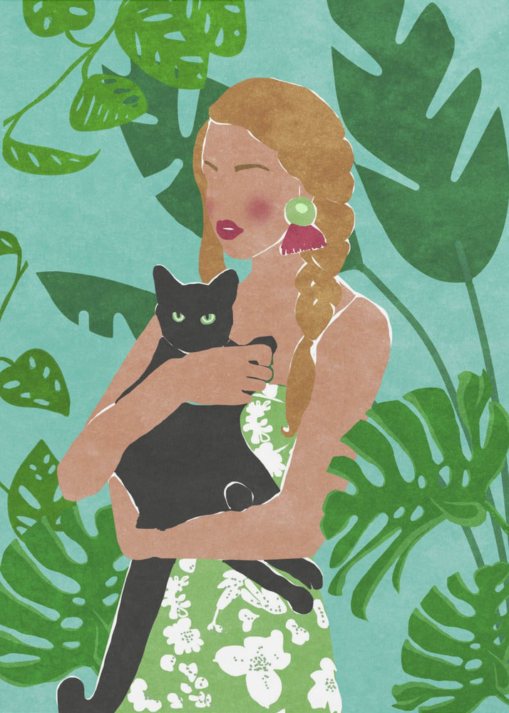 Amoureux des chats | Tableaux sur Toile