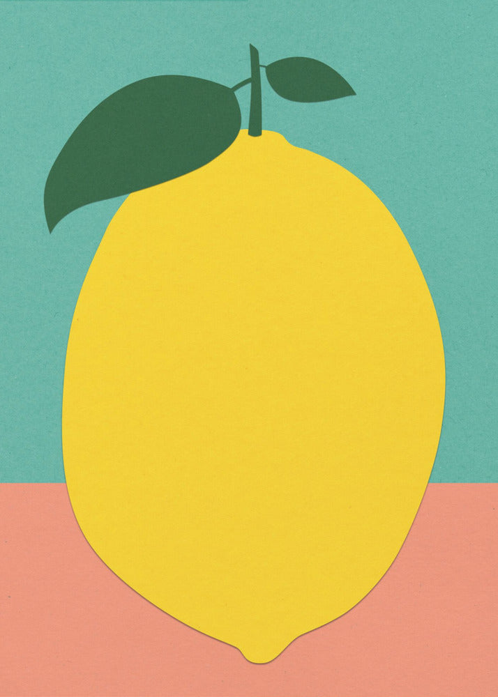 Citron med två blad | Canvas