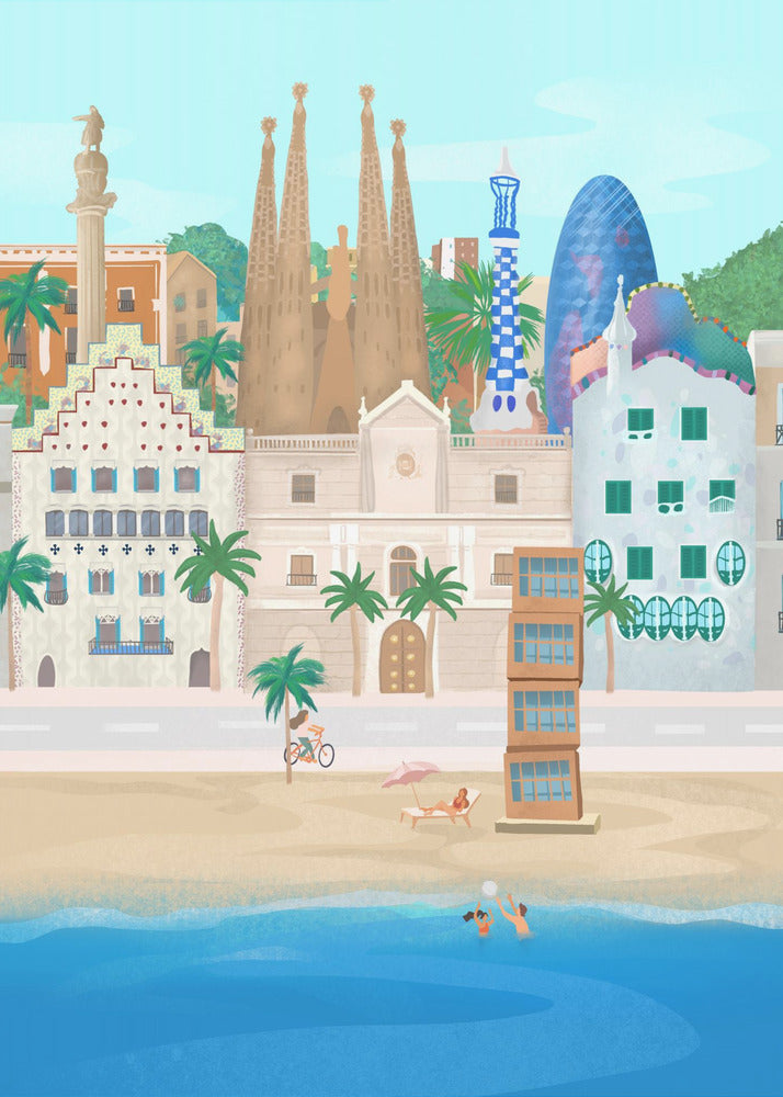 Barcellona | Stampe su Tela