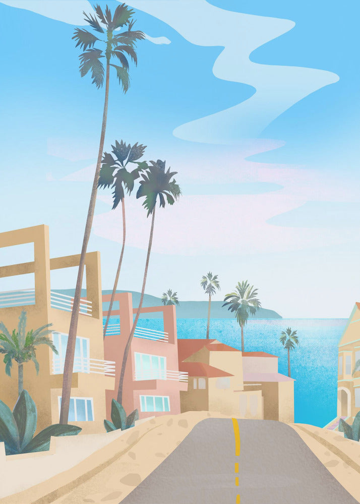 California | Stampe su Tela