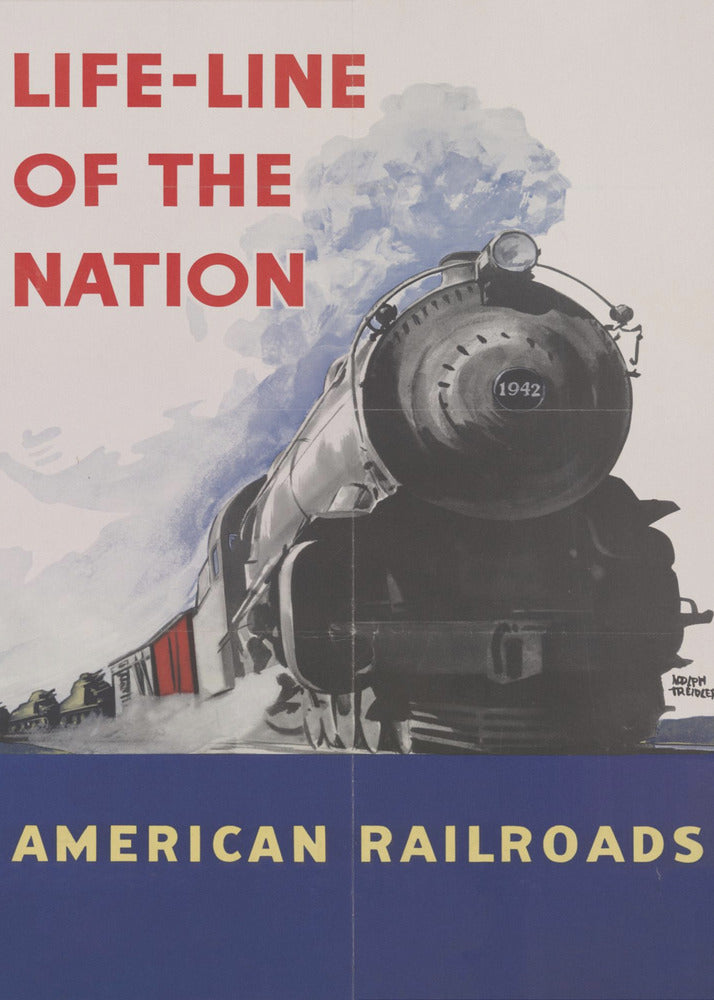 Ferrocarriles americanos: Línea vital de la nación | Impresiones en Lienzo