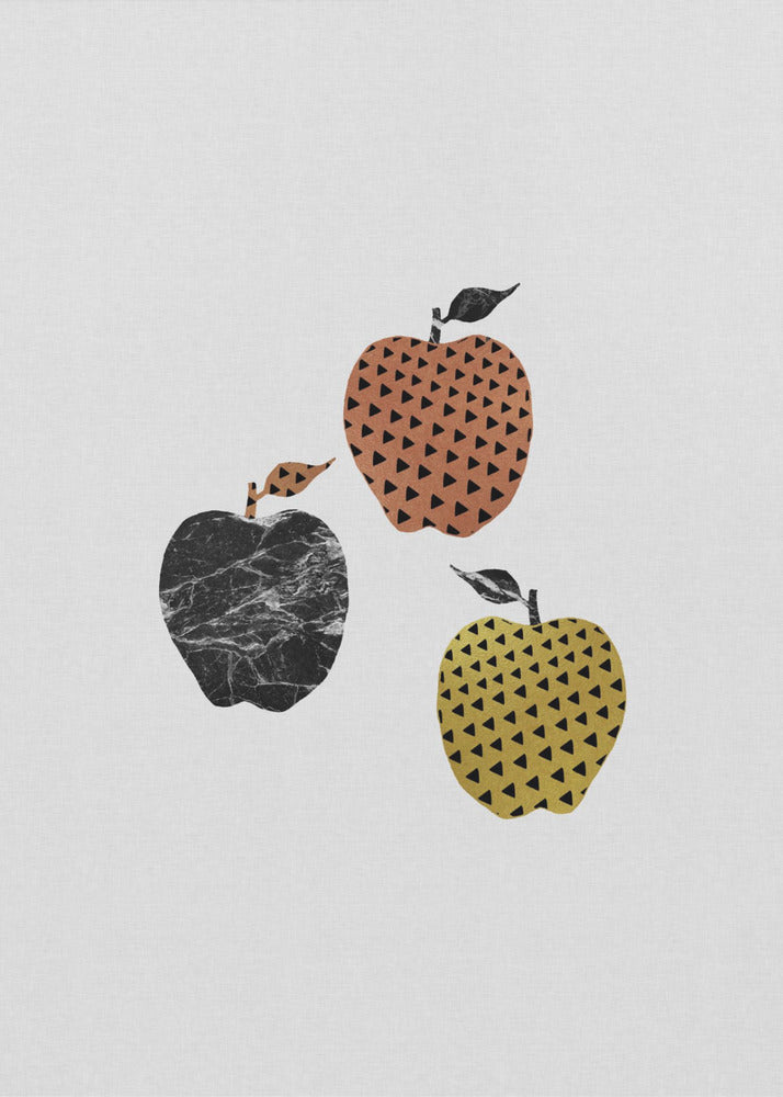 Scandi Apples | Poster