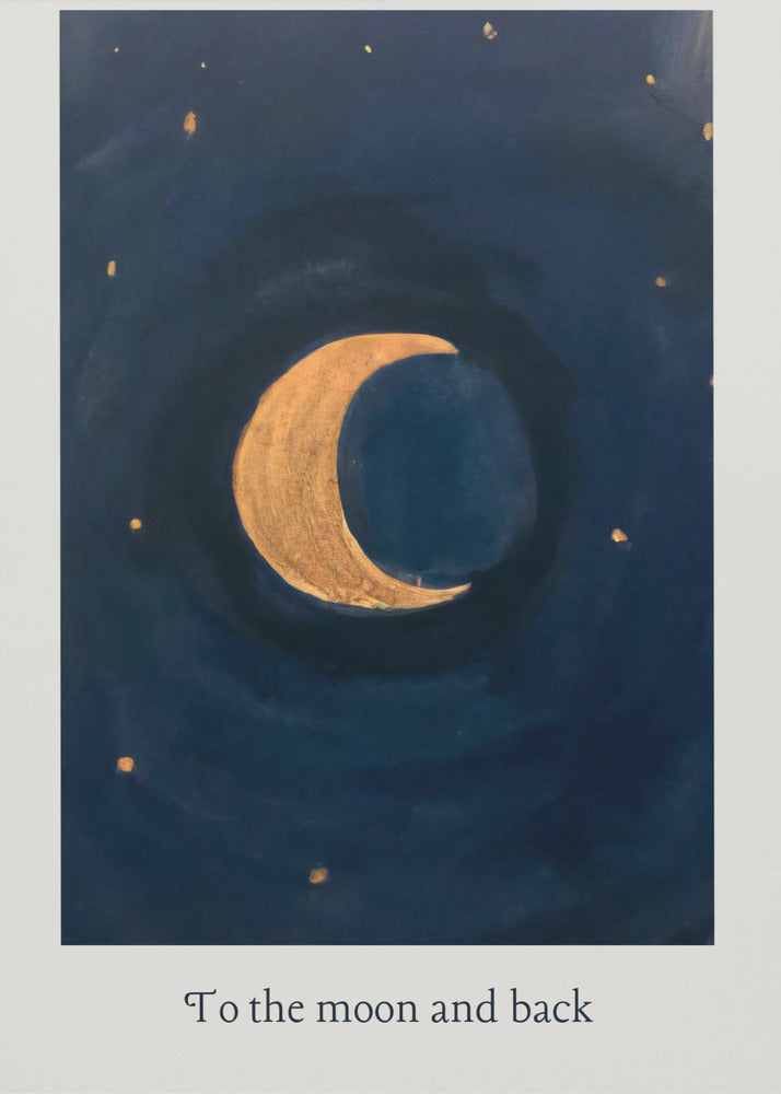 Zum Mond und zurück | Leinwand-Bilder