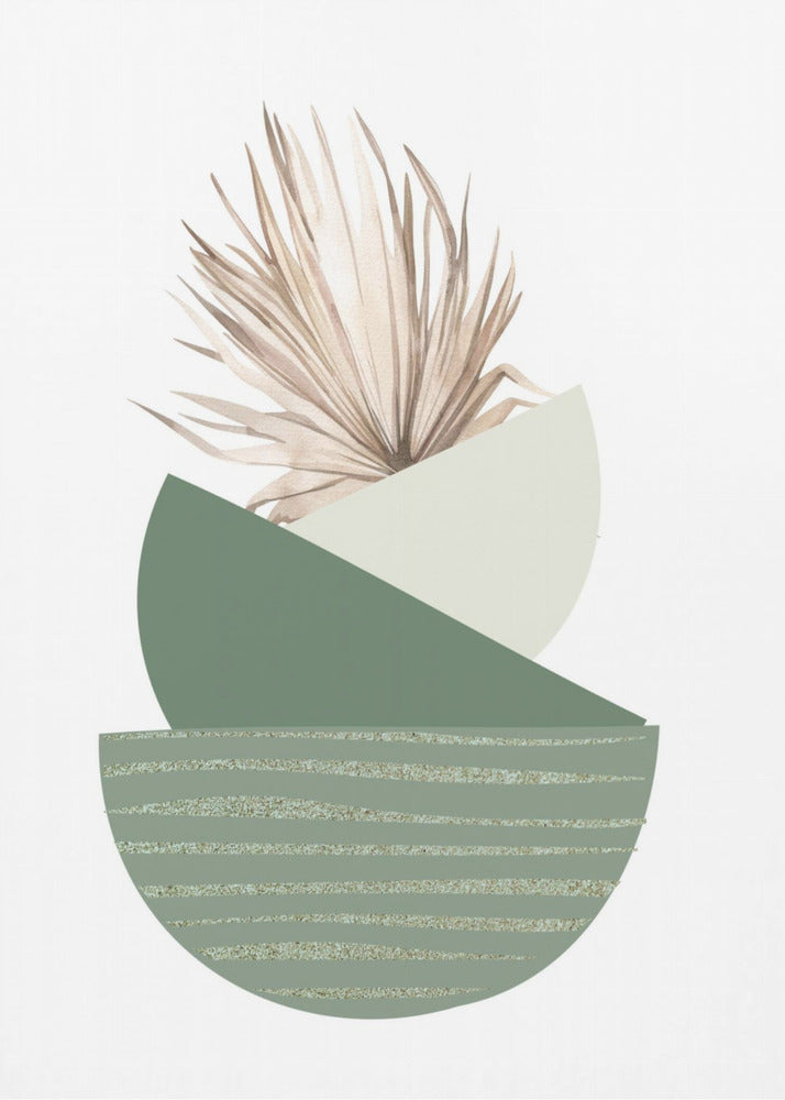 Green Boho 1 | Canvas