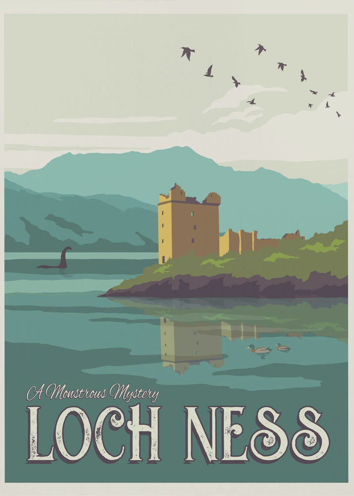 Loch Ness resetryck | Canvas