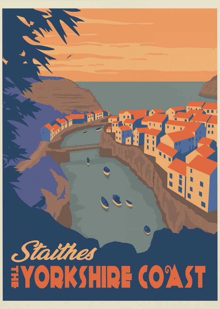 Staithes Yorkshire Resetryck | Canvas