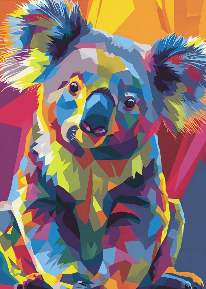 Koalas WPAP | Tableaux sur Toile
