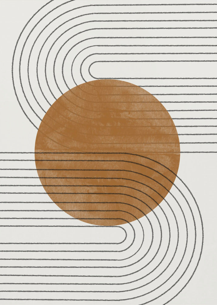 Equilibrio Beige y Marrón No.3 | Posters - Impresiones de Arte