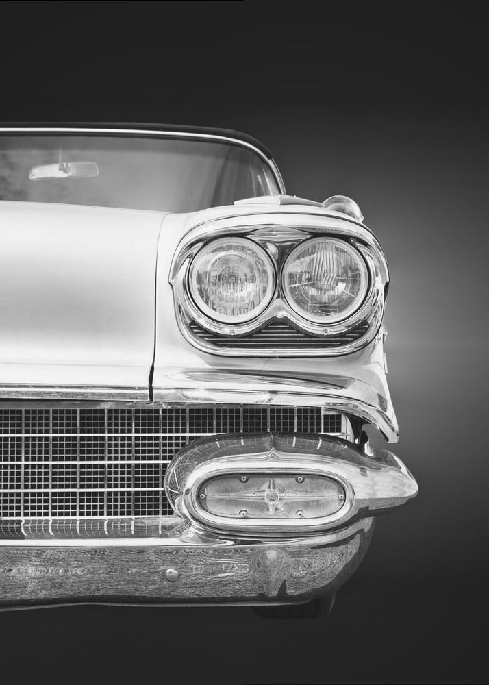 Coche clásico americano Bonneville 1958 Convertible | Impresiones en Lienzo
