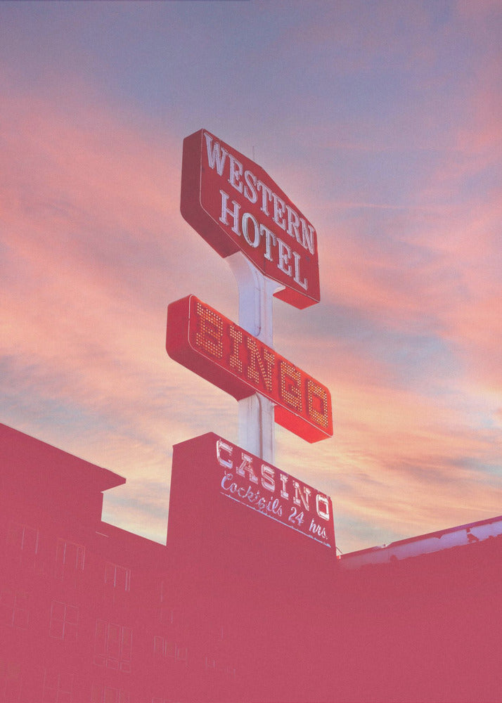 Hôtel Western de Las Vegas | Tableaux sur Toile