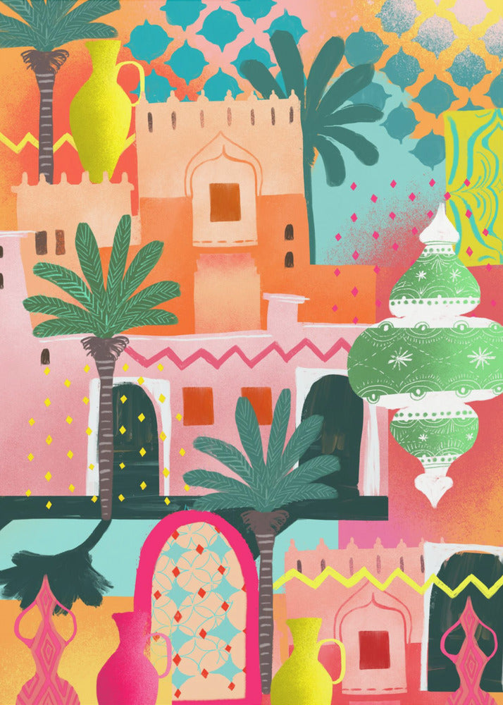 Après-midi au Maroc | Tableaux sur Toile