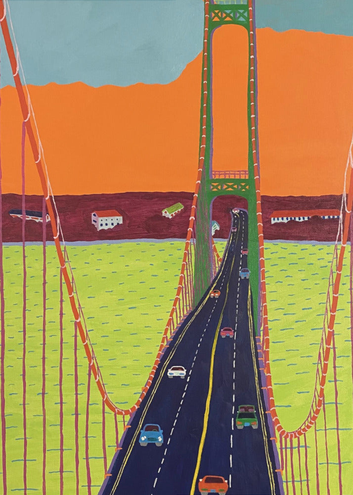 Pont Mackinac | Tableaux sur Toile