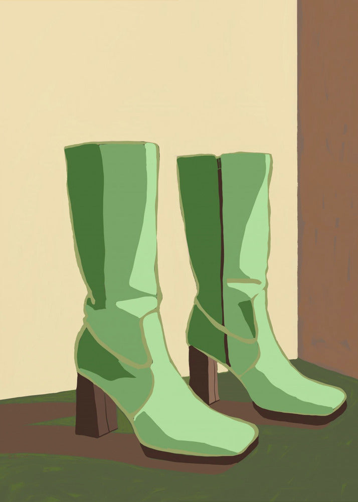 Bottes vertes | Tableaux sur Toile