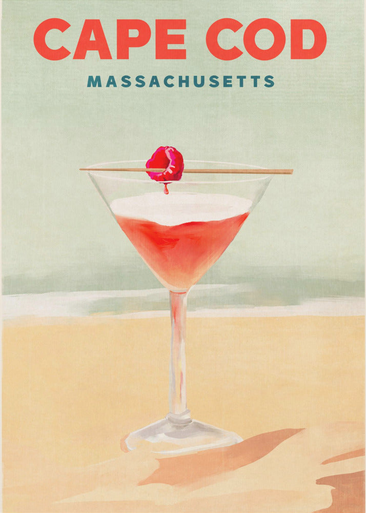 Cape Cod Cocktail groß Poster - Kunstdruck | Poster - Kunstdruck
