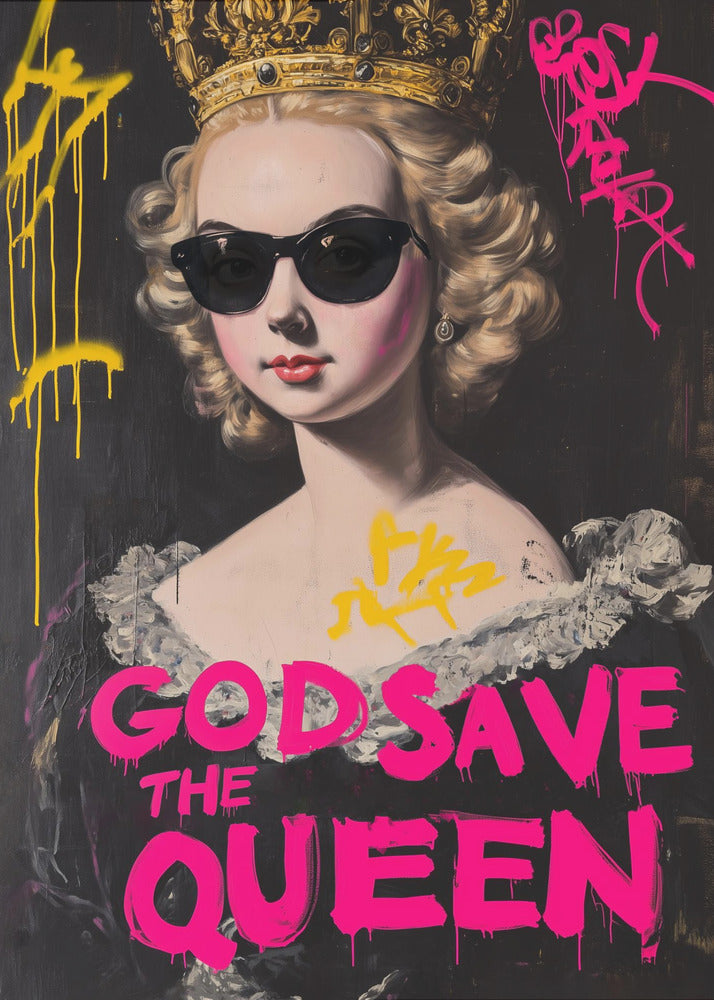 Que Dieu sauve la reine | Tableaux sur Toile