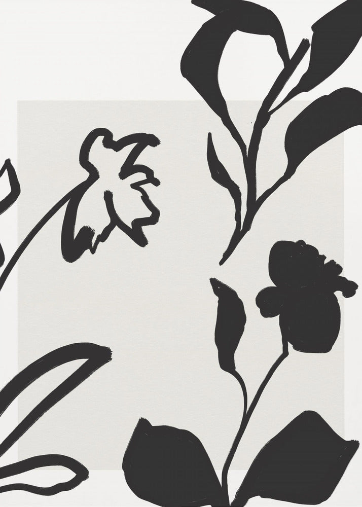 Monochrome Blooms | Poster