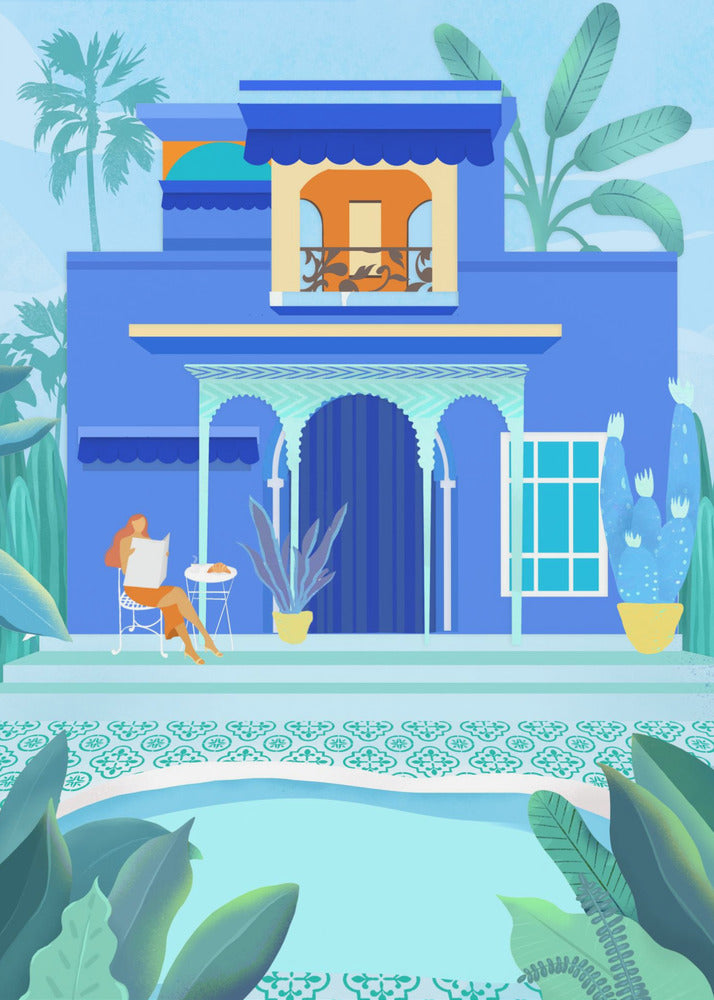 Oasis Azul | Impresiones en Lienzo