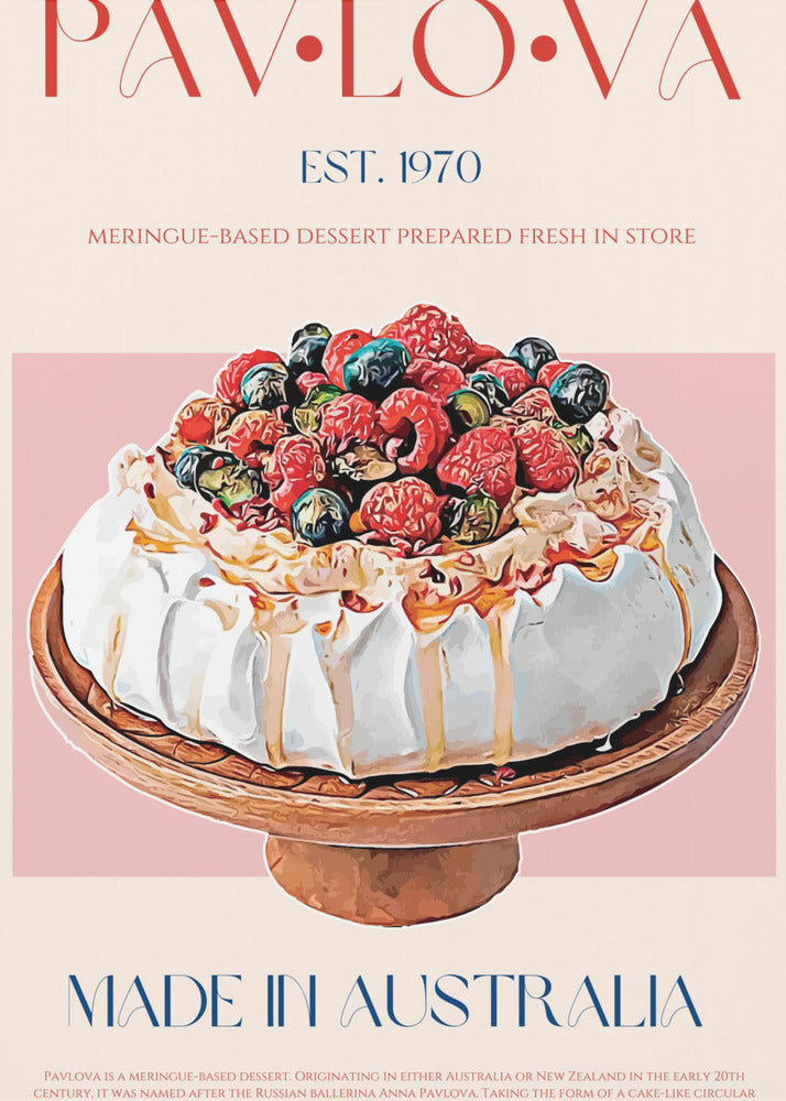 Berry Pavlova Delight | Poster