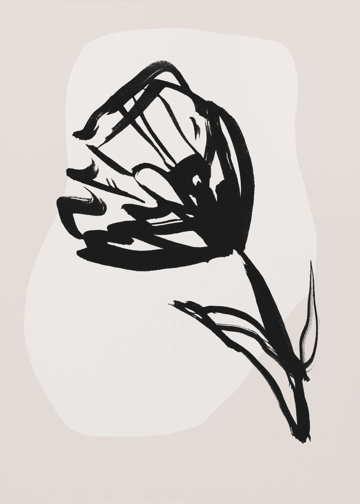 Monochrome Blossom | Poster