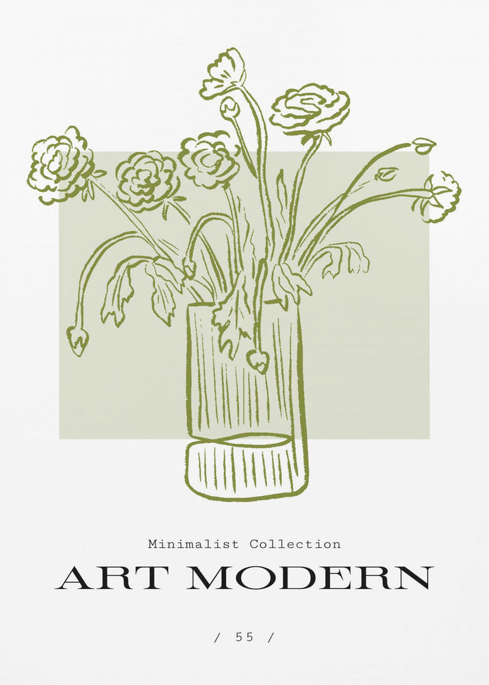 Flower Vase Sketch | Poster