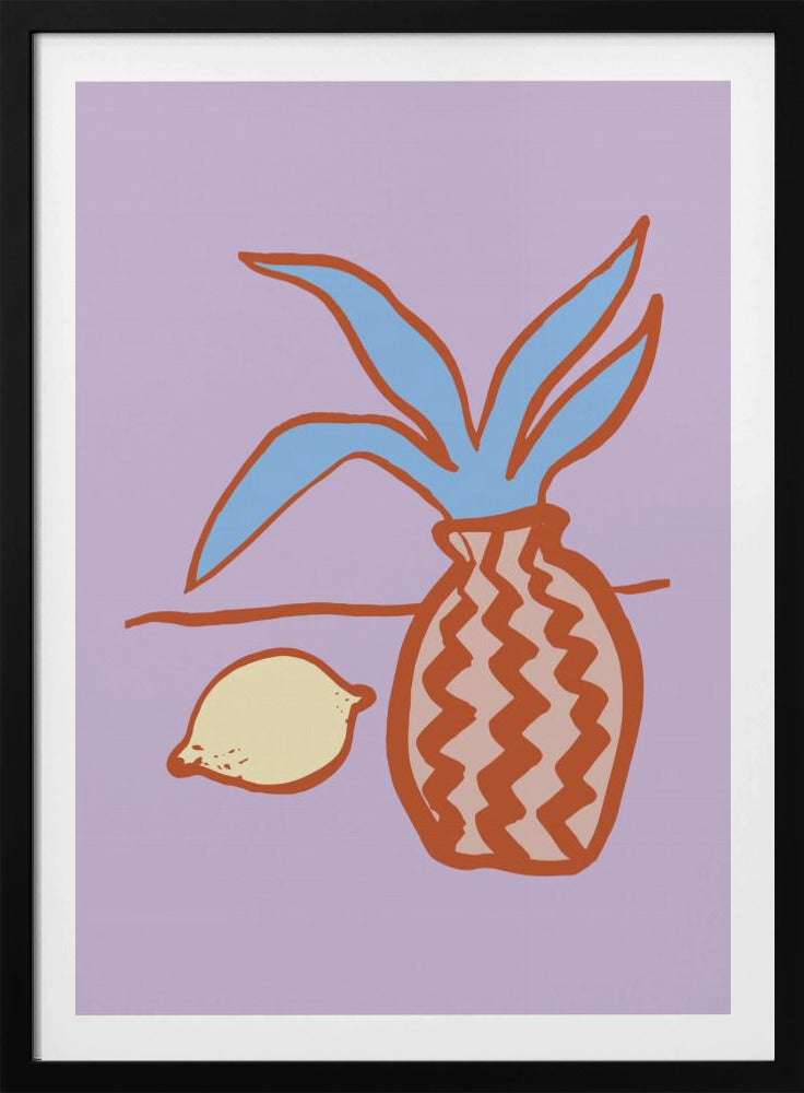 Flieder Zitrone | Poster - Kunstdruck