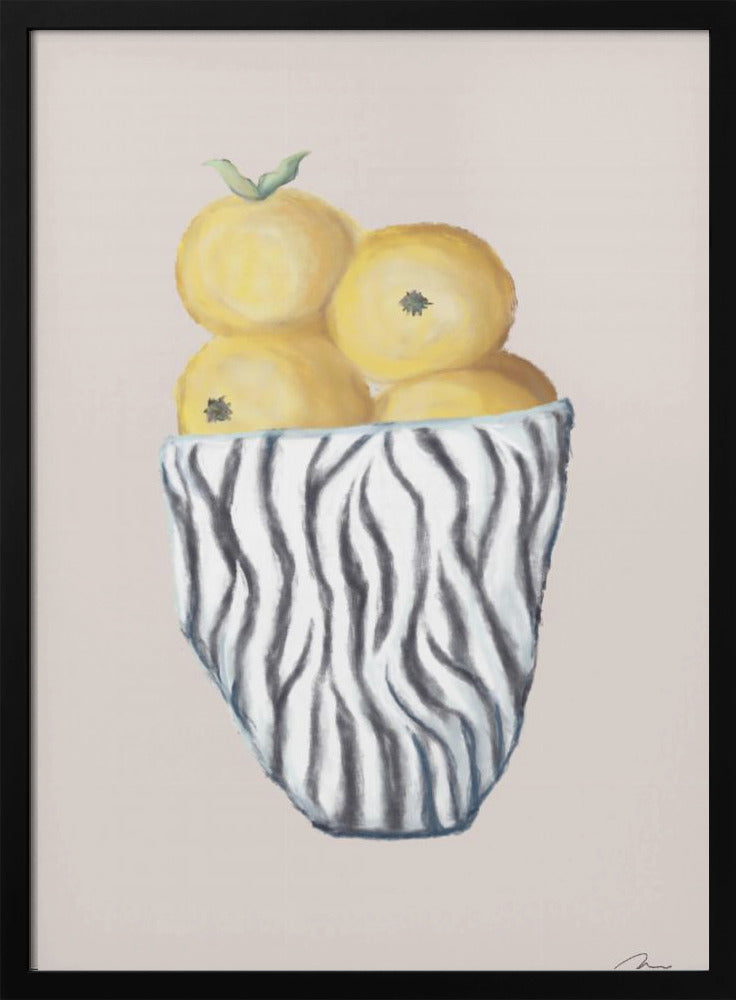 Zebra Bowl | Poster
