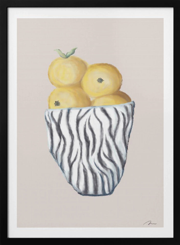 Zebra Bowl | Poster
