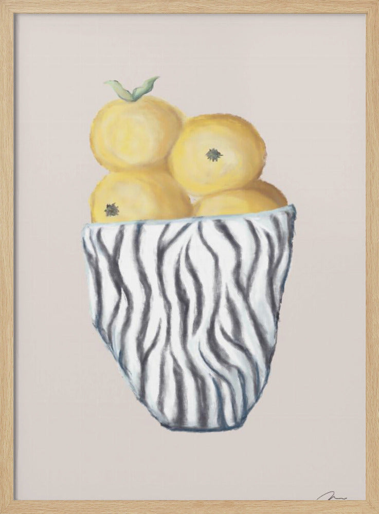 Zebra Bowl | Poster