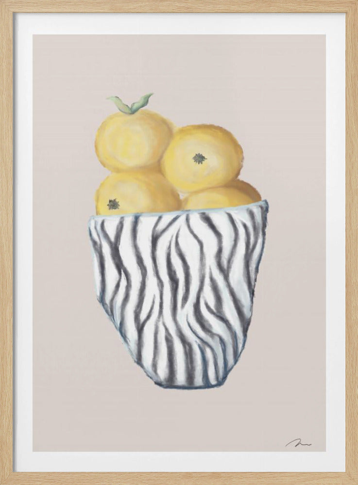 Zebra Bowl | Poster
