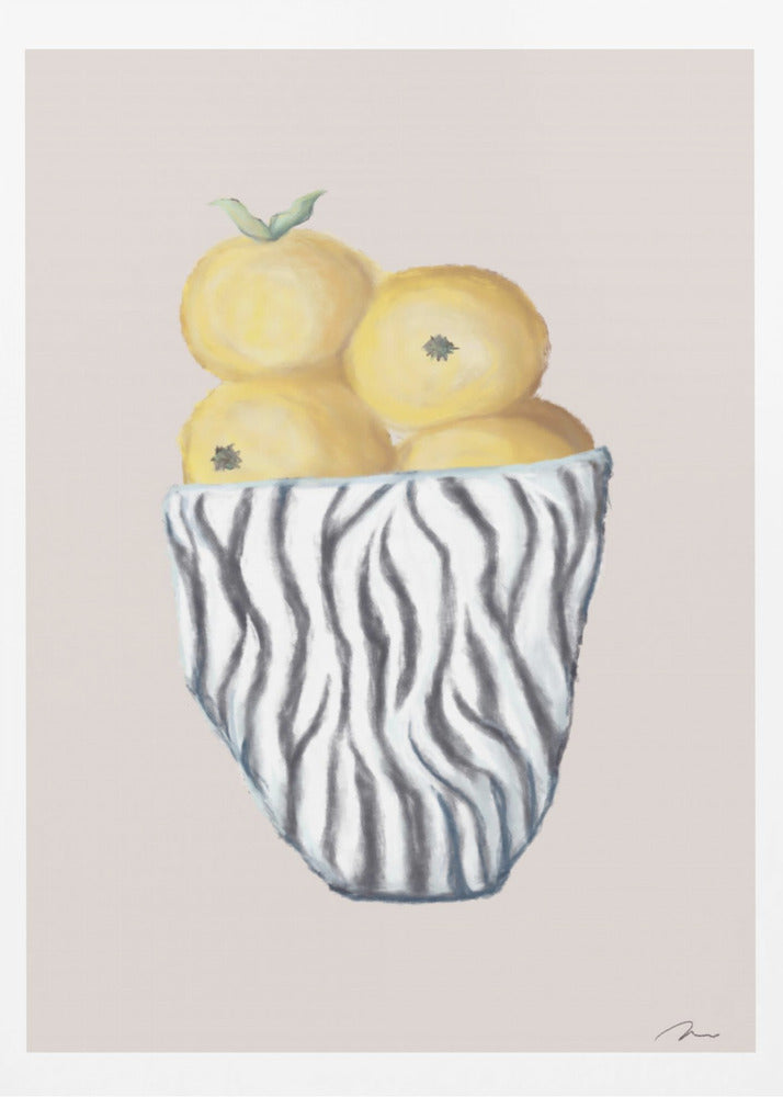 Zebra Bowl | Poster