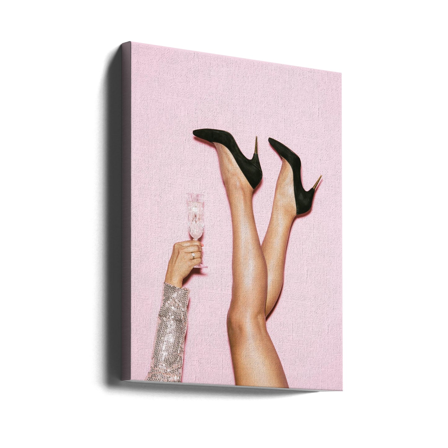 Na zdrowie Disco Heels | Wydruki na łótnie